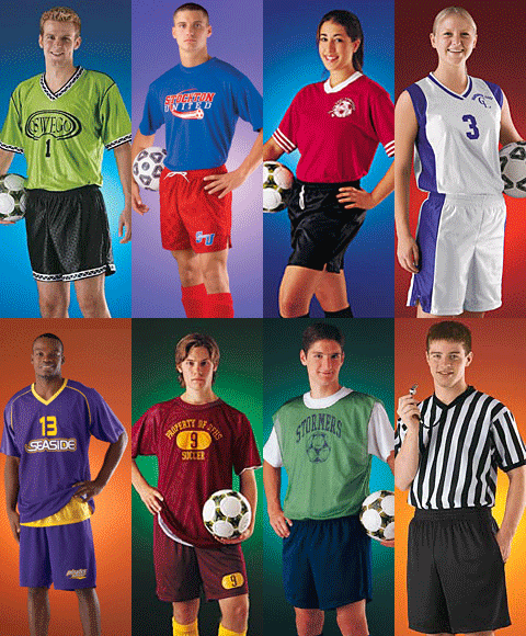 all soccer uniforms